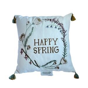 Threshold Happy Spring Throw Pillow 18 x 18